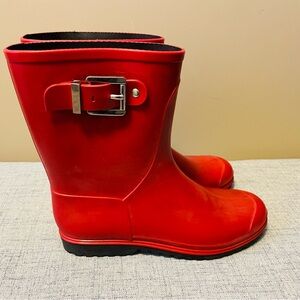 Aldo Red Rain Boots